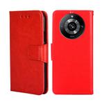 For Realme 11 Pro / 11 Pro+ 5G Crystal Texture Leather Phone Case(Red)