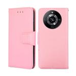 For Realme 11 Pro / 11 Pro+ 5G Crystal Texture Leather Phone Case(Pink)