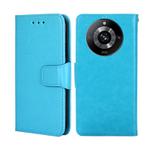 For Realme 11 Pro / 11 Pro+ 5G Crystal Texture Leather Phone Case(Sky Blue)