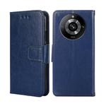 For Realme 11 Pro / 11 Pro+ 5G Crystal Texture Leather Phone Case(Royal Blue)