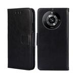 For Realme 11 Pro / 11 Pro+ 5G Crystal Texture Leather Phone Case(Black)