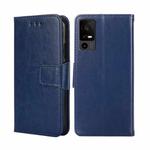 For TCL 40 XE 5G / 40X 5G T601D Crystal Texture Leather Phone Case(Royal Blue)