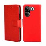 For Tecno Camon 20 Pro 5G Crystal Texture Leather Phone Case(Red)