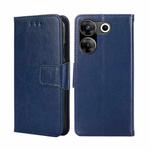 For Tecno Camon 20 Pro 5G Crystal Texture Leather Phone Case(Royal Blue)