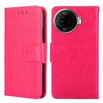 For Tecno Camon 30 Pro 5G Crystal Texture Leather Phone Case(Rose Red)