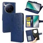 For Tecno Camon 40 Premier 5G Crystal Texture Leather Phone Case(Royal Blue)