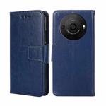For Sharp Aquos R8 Pro SH-51D Crystal Texture Leather Phone Case(Royal Blue)