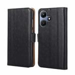 For Infinix Hot 30i 4G Ostrich Texture Horizontal Flip Leather Phone Case(Black)