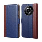 For Realme 11 5G Ostrich Texture Horizontal Flip Leather Phone Case(Blue)
