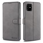 For Samsung Galaxy A81 / Note 10 Lite AZNS Calf Texture Horizontal Flip Leather Case, with Holder & Card Slots & Wallet & Photo Frame(Grey)