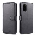 For Samsung Galaxy S20 Plus AZNS Calf Texture Horizontal Flip Leather Case, with Holder & Card Slots & Wallet & Photo Frame(Black)