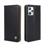 For Blackview A53 / A53 Pro Non-Magnetic Retro Texture Leather Phone Case(Black)