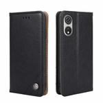 For CUBOT P60 Non-Magnetic Retro Texture Leather Phone Case(Black)