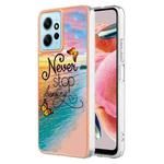 For Xiaomi Redmi Note 12 4G Global Electroplating IMD TPU Phone Case(Dream Butterfly)