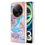 For Xiaomi Redmi A3 Electroplating IMD TPU Phone Case(Blue Marble)