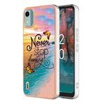 For Nokia C12 Electroplating IMD TPU Phone Case(Dream Butterfly)