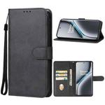 For OnePlus Ace 3 Pro Leather Phone Case(Black)