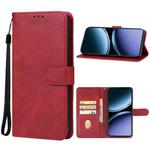 For OnePlus Nord 4 Leather Phone Case(Red)