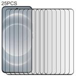 For Xiaomi 15 Ultra 25pcs 9H HD 3D Curved Edge Tempered Glass Film(Black)