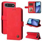 For iPhone 17 Air Skin Feel Life Tree Leather Phone Case(Red)