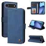 For iPhone 17 Air Skin Feel Life Tree Leather Phone Case(Blue)
