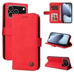 For iPhone 17 Pro Skin Feel Life Tree Leather Phone Case(Red)