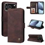 For iPhone 17 Pro Skin Feel Life Tree Leather Phone Case(Brown)