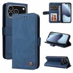 For iPhone 17 Pro Skin Feel Life Tree Leather Phone Case(Blue)