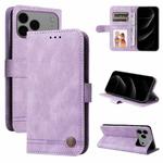 For iPhone 17 Pro Max Skin Feel Life Tree Leather Phone Case(Purple)
