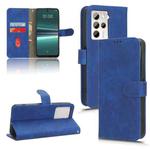 For HTC U23 Pro Skin Feel Magnetic Flip Leather Phone Case(Blue)