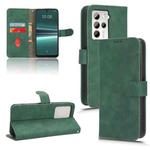 For HTC U23 Pro Skin Feel Magnetic Flip Leather Phone Case(Green)