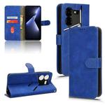 For TECNO Pova 5 Pro Skin Feel Magnetic Flip Leather Phone Case(Blue)