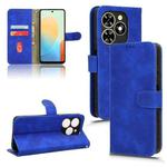 For TECNO Pop 8 Skin Feel Magnetic Flip Leather Phone Case(Blue)