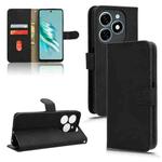 For Tecno Spark 20 Skin Feel Magnetic Flip Leather Phone Case(Black)