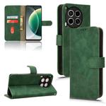 For Tecno Camon 30 4G Skin Feel Magnetic Flip Leather Phone Case(Green)