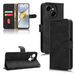 For Tecno Spark Go 2025 / Spark Go 1 Skin Feel Magnetic Flip Leather Phone Case(Black)