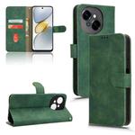 For Tecno Pop 9 Skin Feel Magnetic Flip Leather Phone Case(Green)