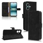 For Tecno Spark Go 2 4G Skin Feel Magnetic Flip Leather Phone Case(Black)