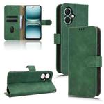 For Tecno Spark Go 2 4G Skin Feel Magnetic Flip Leather Phone Case(Green)