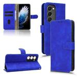 For Tecno Spark 40 Pro+ Skin Feel Magnetic Flip Leather Phone Case(Blue)