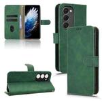 For Tecno Spark 40 Pro+ Skin Feel Magnetic Flip Leather Phone Case(Green)