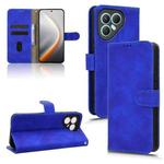 For Tecno Pova 7 Pro 5G Skin Feel Magnetic Flip Leather Phone Case(Blue)