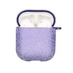 For AirPods 1 / 2 Bubble Beads Earphone Protective Case(Purple)