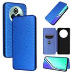 For Realme P3 Pro 5G Carbon Fiber Texture Flip Leather Phone Case(Blue)