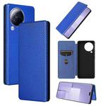 For Xiaomi Civi 3 5G Carbon Fiber Texture Flip Leather Phone Case(Blue)