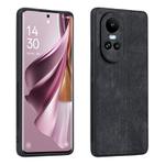 For OPPO Reno10 Global / Reno10 Pro Global AZNS 3D Embossed Skin Feel Phone Case(Black)