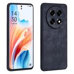 For OPPO A2 Pro 5G AZNS 3D Embossed Skin Feel Phone Case(Black)