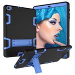 For Samsung Galaxy Tab A 10.1 (2019) T510 Shockproof PC + Silicone Protective Case，with Holder(Black Blue)