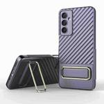 For Samsung Galaxy M54 5G Wavy Textured Phone Case(Purple)