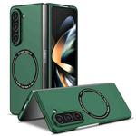 For Samsung Galaxy Z Fold5 Magsafe Magnetic Folding PC Phone Case(Green)